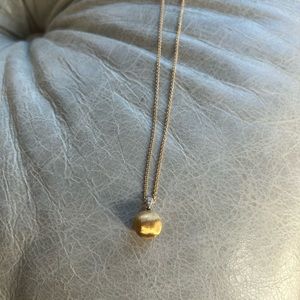 Marco bicego  
18K Yellow Gold Round AFRICA  necklace with diamonds
